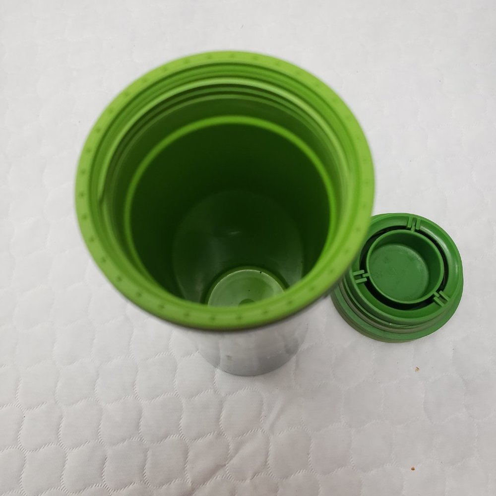 Starbucks 2008 Green Reduce Reuse Recycle Travel Coffee Mug Tumbler 16 Oz - Picture 5 of 8